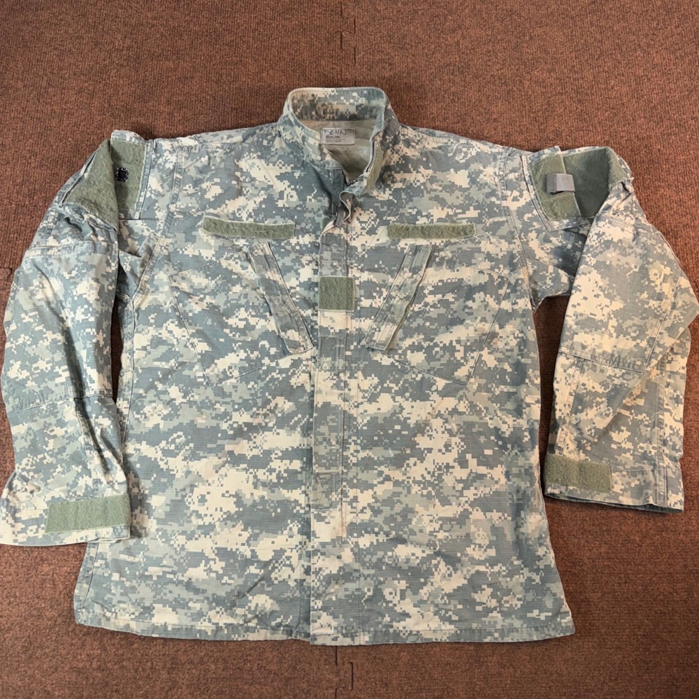 US Army ACU Digital Camo Combat Uniform Coat Jacket M Long UCP 8415015198512